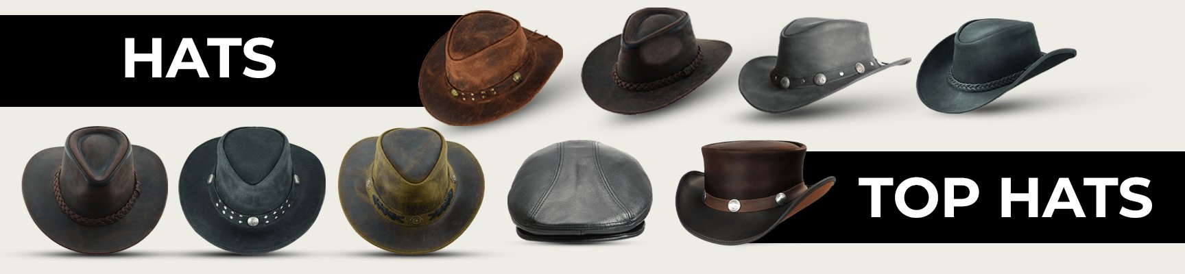 Crazy Leather Hats for Men & Women Outback Traveller Hat Unisex – FALCON  SUEDE