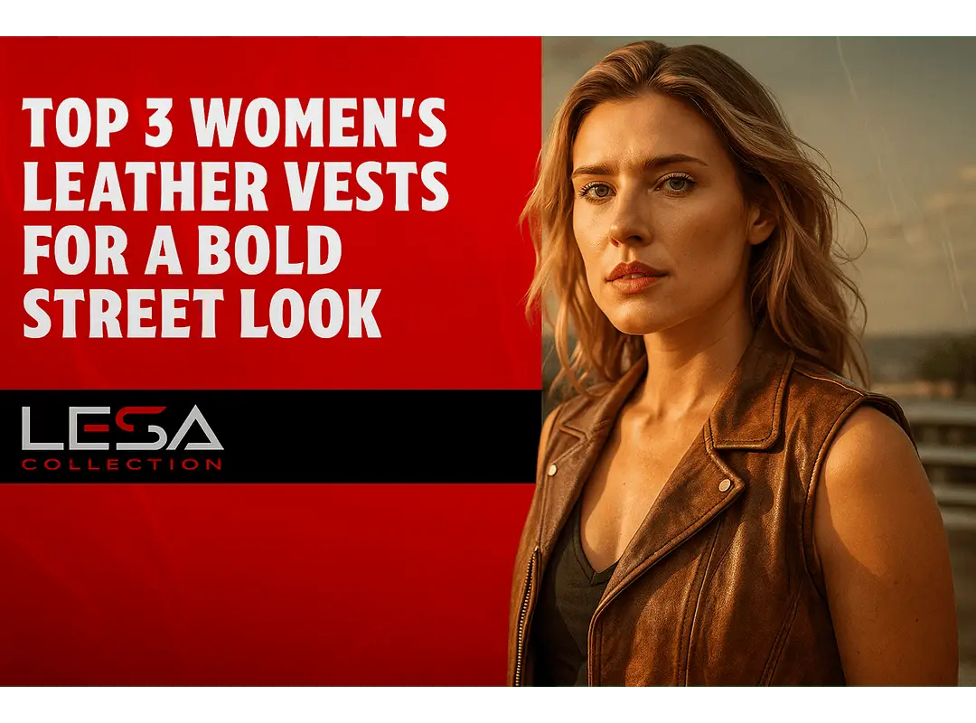 Top 3 Women’s Leather Vests for a Bold Street Look