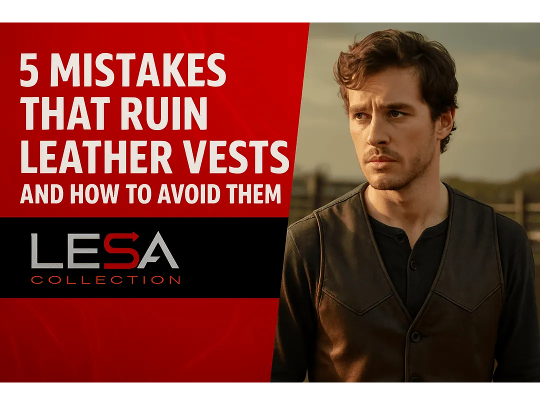 5 Mistakes That Ruin Leather Vests – And How to Avoid Them