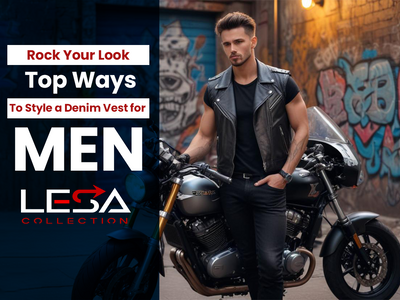 Rock Your Look: Top Ways to Style a Denim Vest for Men by Lesa Collection USA