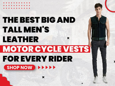 The Best Big and Tall Men's Leather Motorcycle Vests for Every Rider