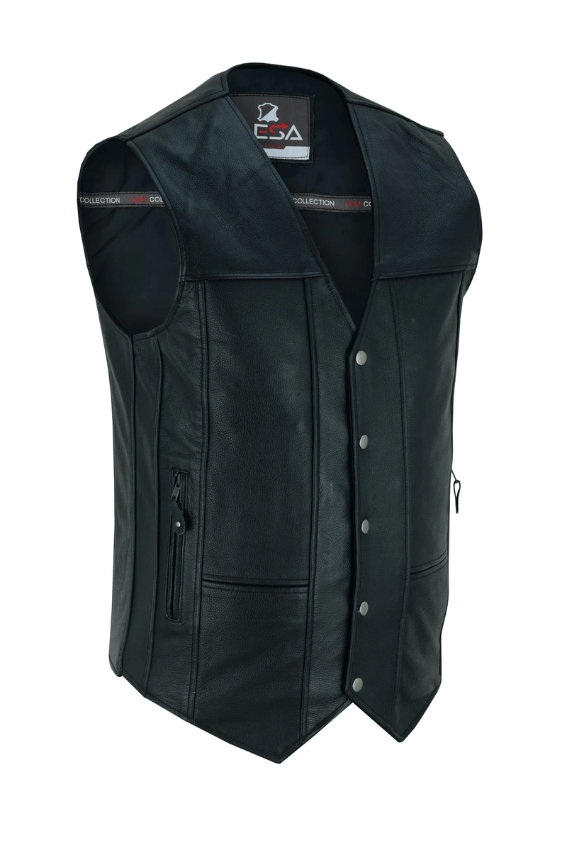 Men’s Classic Snap Front Vest w/ Gun Pockets