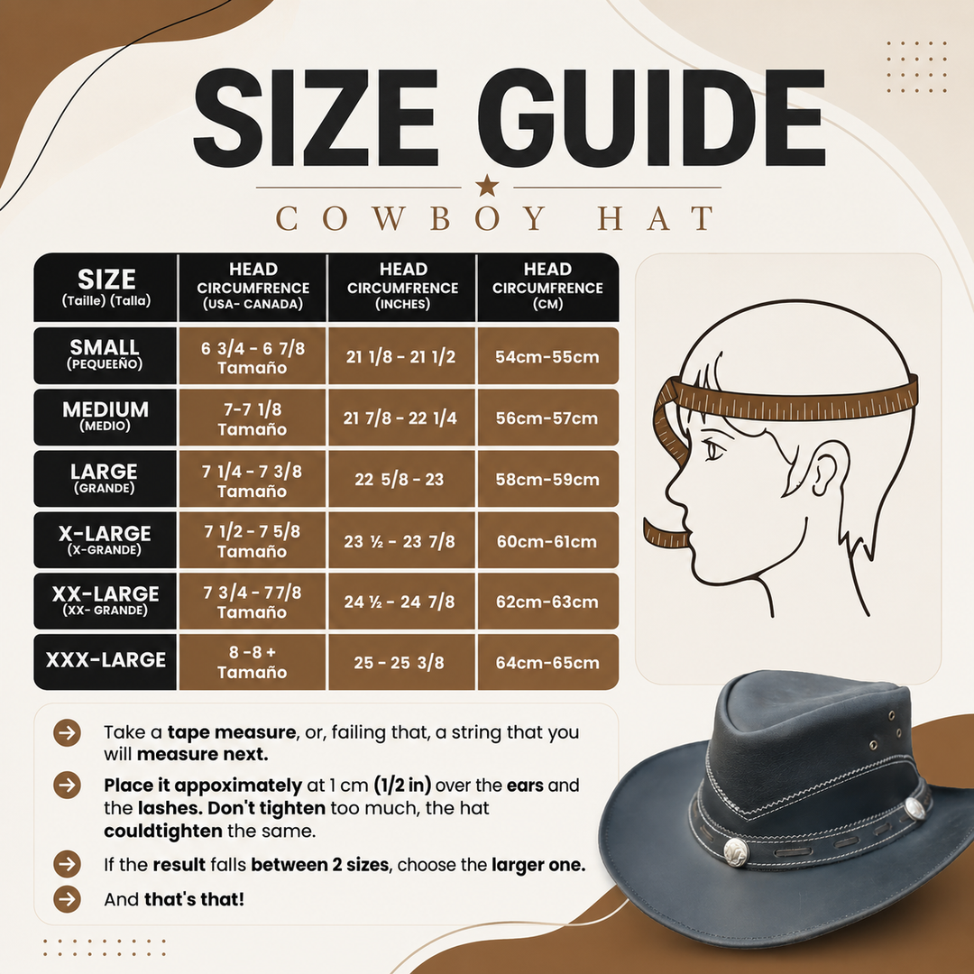 Norwich Leather Cowboy Hat for Men &amp; Women – 100% Genuine Leather Western Outback Hat with Shapeable Brim &amp; Sun Protection