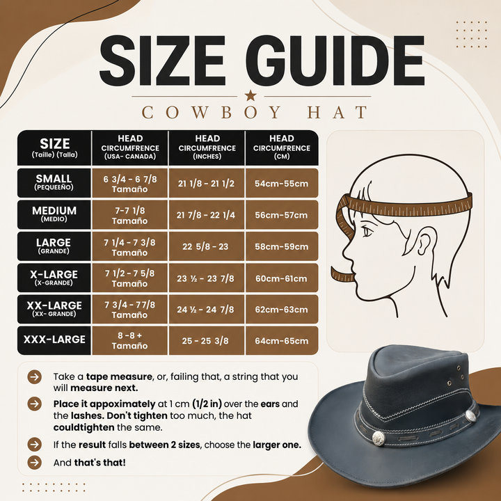 Norwich Leather Cowboy Hat for Men &amp; Women – 100% Genuine Leather Western Outback Hat with Shapeable Brim &amp; Sun Protection