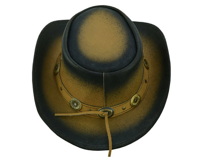 Lesa collection leather western hats for kids Cowboy Hat  Smoke Edge  Old Faithful