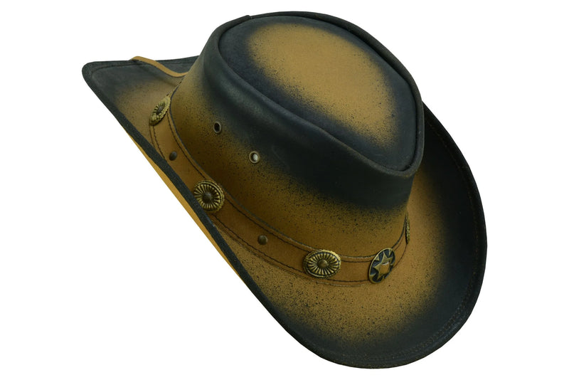 Lesa collection leather western hats for kids Cowboy Hat  Smoke Edge  Old Faithful