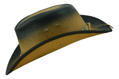 Lesa collection leather western hats for kids Cowboy Hat  Smoke Edge  Old Faithful