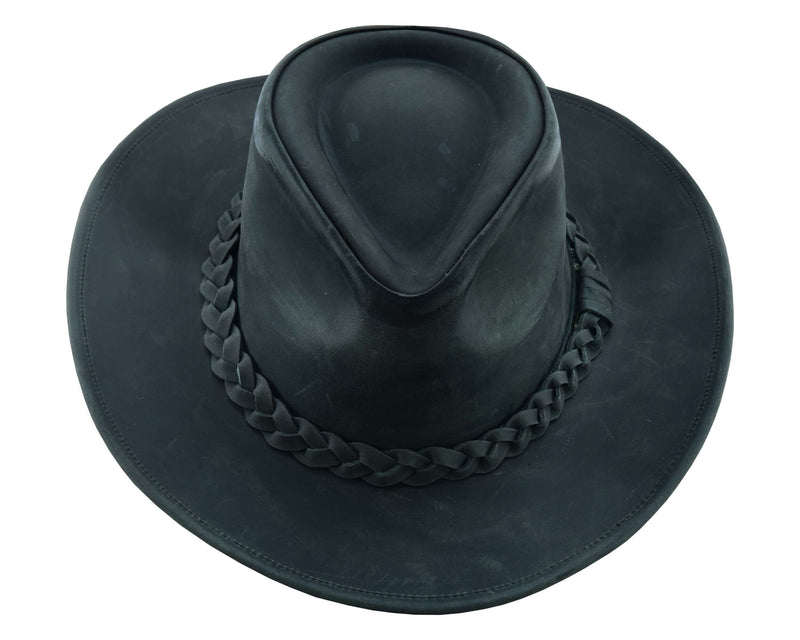 Thunder Leather Cowboy Western Hat for Men and Women