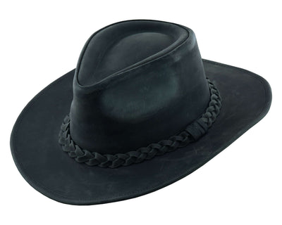 Thunder Leather Cowboy Western Hat for Men and Women