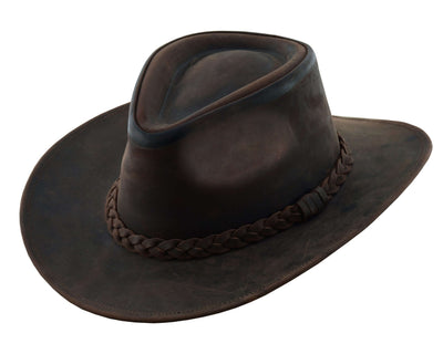 Thunder Leather Cowboy Western Hat for Men and Women