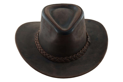 Thunder Leather Cowboy Western Hat for Men and Women