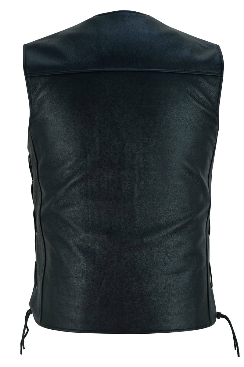 Men’s Classic 10 Pocket Side Lace Vest w/ Gun Pockets