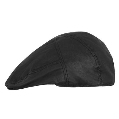 Men's Waxed Cotton Black Ivy Flat Cap