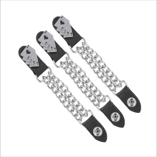 Biker Vest Extender Aces Eights Biker motorcycle leathers