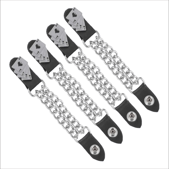 Biker Vest Extender Aces Eights Biker motorcycle leathers