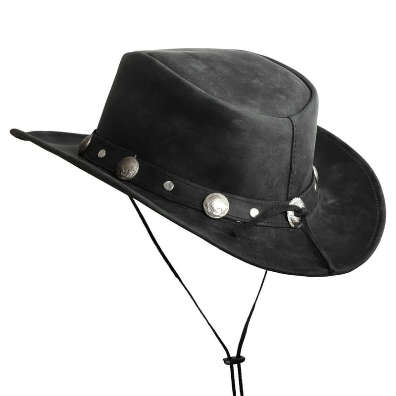 Bullring Leather Cowboy Hats for Men & Women Shapeable Brim