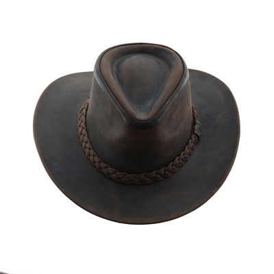 Thunder Leather Cowboy Western Hat for Men and Women