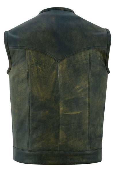 Leather waistcoat