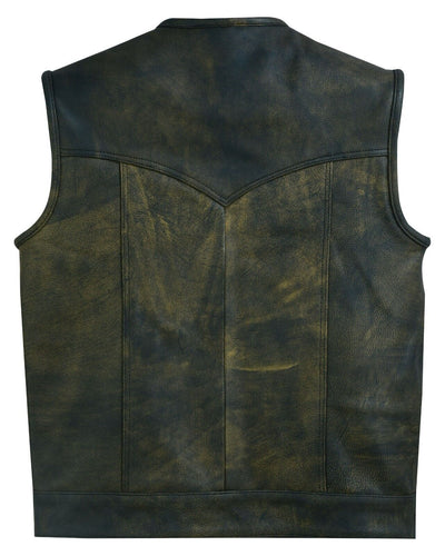 Leather waistcoat