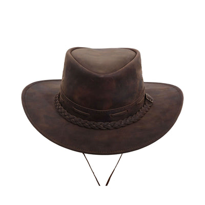 Rustic  Leather Hat  Cowboy, Cowgirl Hat Western Hat For Men & Women